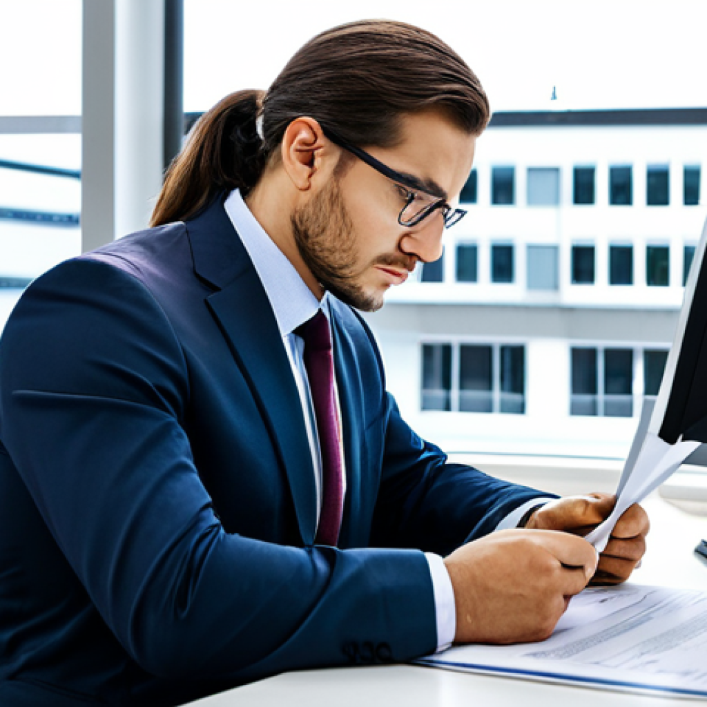 **
"A focused individual in professional attire, seated at a desk, thoughtfully analyzing a personal SWOT analysis document. The scene is set in a modern, brightly lit office environment. The person is fully clothed, modest, and engaged in strategic self-reflection. Safe for work, appropriate content, perfect anatomy, natural pose, professional."
**